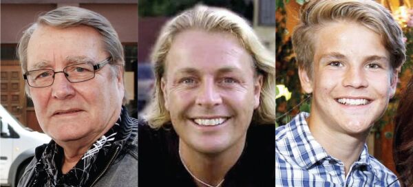 Tre generasjoner Søgaard forkynner
