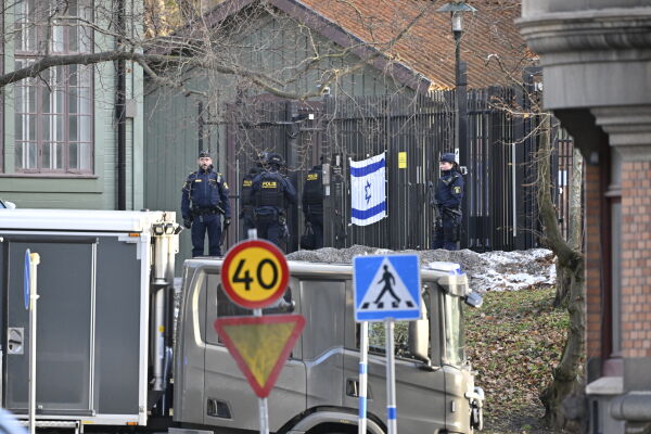 Skarp gjenstand ved Israels ambassade i Stockholm uskadeliggjort