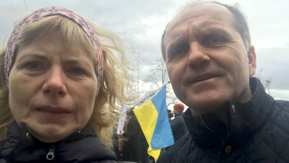 ALVORLIG: I ni år var Svanhild og Kenneth Jakobsen misjonærer i den ukrainske byen Kharkiv, som nå er under russiske angrep. Nå håper og ber de for sine venner i Ukraina som går en usikker tid i møte.
 Foto: Privat