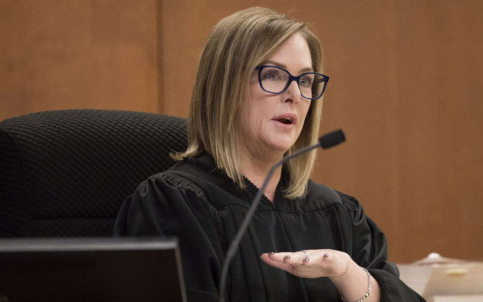 Dommer Kellie Johnson i domstolen i Pima County slår fast at nær sagt alle aborter i Arizona er ulovlige.
 Foto: Mamta Popat/Ap/NTB