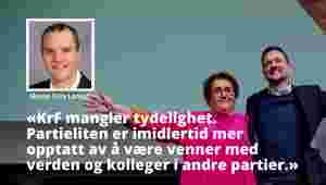 Lokalpolitiker hardt ut mot ledelsen i KrF