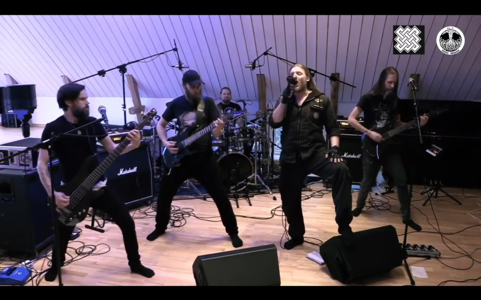 Konsert: Det kristne svenske death metal-bandet Pantokrator, var blant bandene som deltok i den nettbaserte festivalen Nordic Mission 2020.
 Foto: YouTube / Nordic Mission