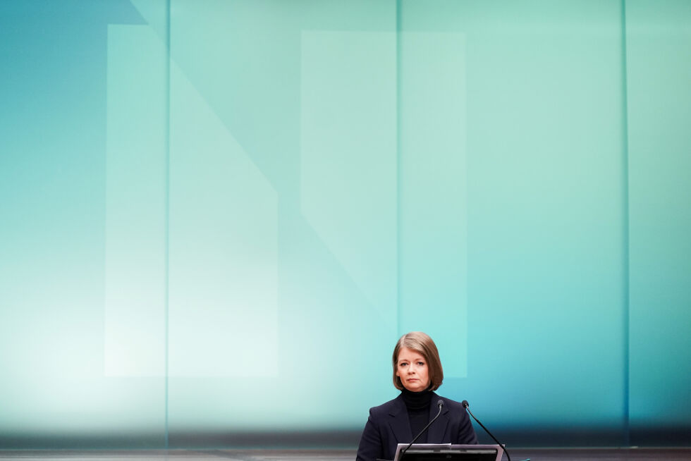 Norges Bank kutter ikke i renta nå, men det første rentekuttet på nesten fem år kommer om ikke så lenge, varsler sentralbanksjef Ida Wolden Bache.
 Foto: Martin Solhaug Standal / NTB