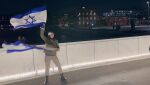 Reidun danser ved Opera bruen.