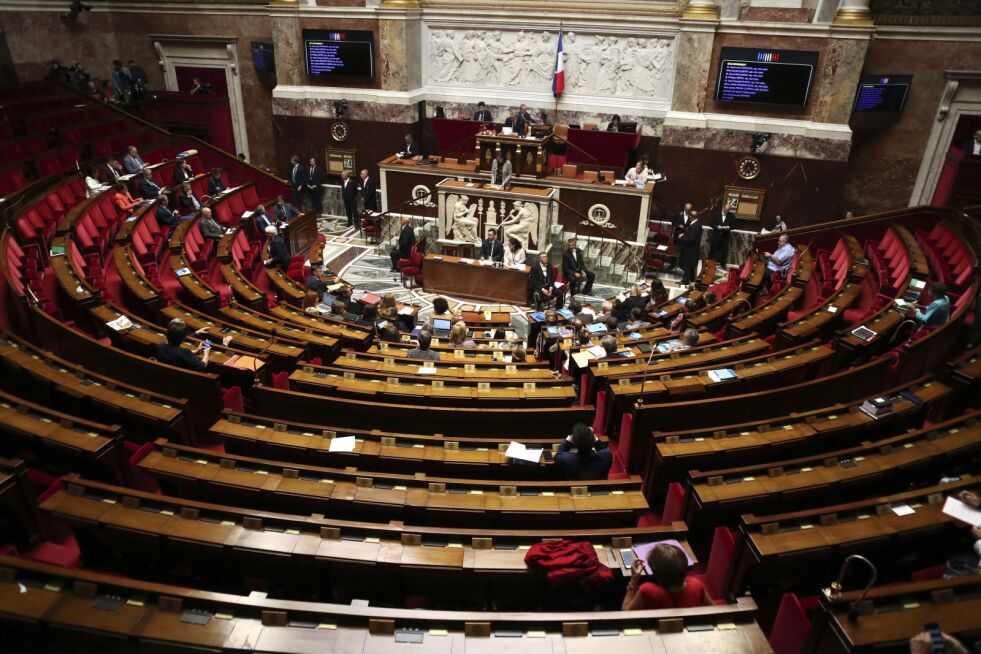 Den franske nasjonalforsamlingen vedtok nylig et forslag som sier at antisionisme er en moderne form for antisemittisme.
 Foto: Thibault Camus/AP