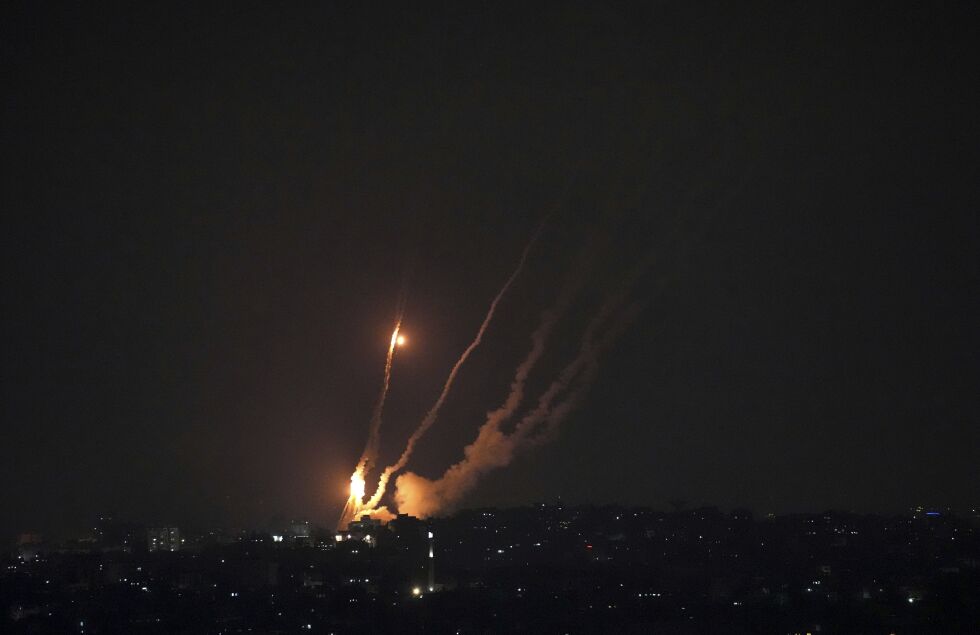 Islamsk jihad har skutt over 100 raketter mot Israel i kveld, fredag 5. august.
 Foto: Ap