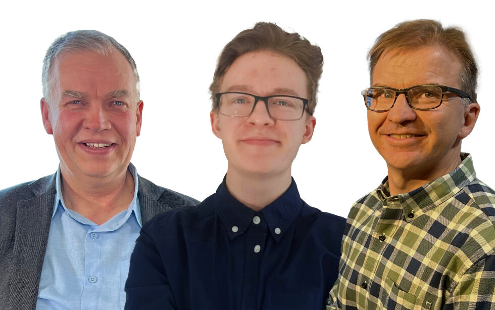 BØNNELISTA: (f.v.) Jo Hedberg 1. kandidat i Tunsberg, Filip Hovland 1. kandidat i Hamar og Sigurd Grindheim 1. kandidat i Bjørgvin.
 Foto: Oslokirken/privat/Norge IDAG