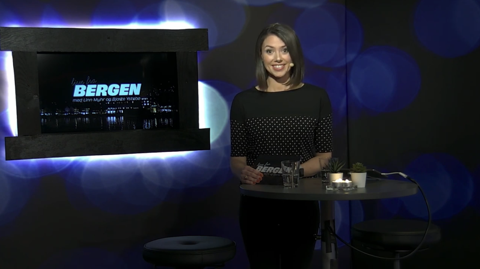 Linn Myhr er programleder for Live fra Bergen.
 Foto: Norge IDAG