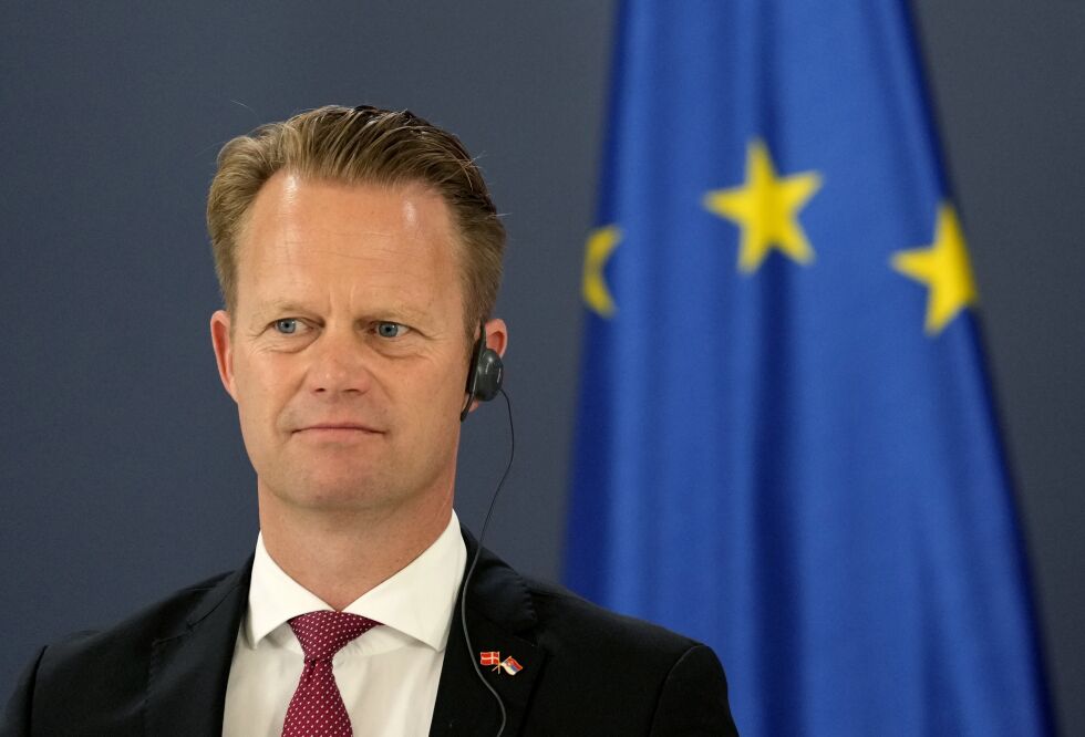Boikott: Danskene vil ha diplomatisk boikott av vinter-OL i Beijing, sier utenriksminister Jeppe Kofod.
 Foto: AP Photo/Darko Vojinovic