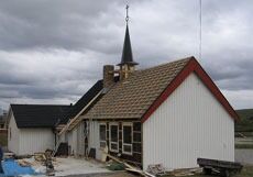 Kautokeino bedehus har fått kirketårn