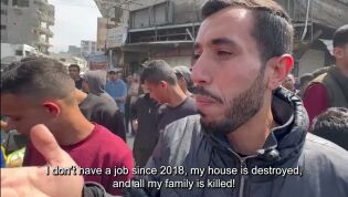 Demonstrasjon mot Hamas i Gaza