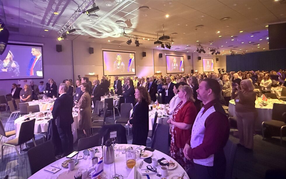 BØNNEFROKOST: Over 400 deltakere fikk med seg rikholdige retter for både kropp og sjel under Jerusalem Prayer Breakfast Oslo.
 Foto: Trine O. Hansen.