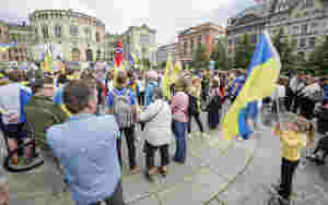Markeres over hele Norge i solidaritet med det ukrainske folk