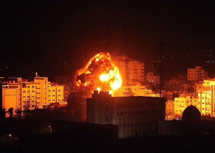 De israelske forsvarsstyrkenes luftangrep mot Gaza.
 Foto: IDF