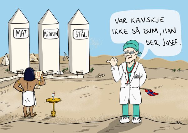 Kortreist mat, medisin og stål?