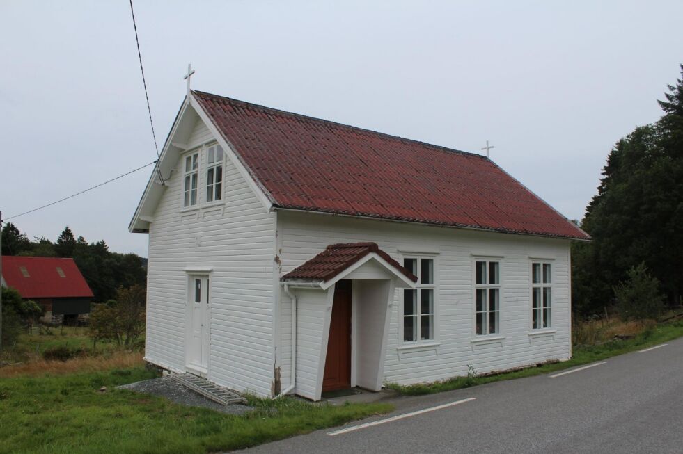 NORSK BEDEHUSMUSEUM: 114 år gamle Fosen Bedehus på Karmøy.
 Foto: Privat