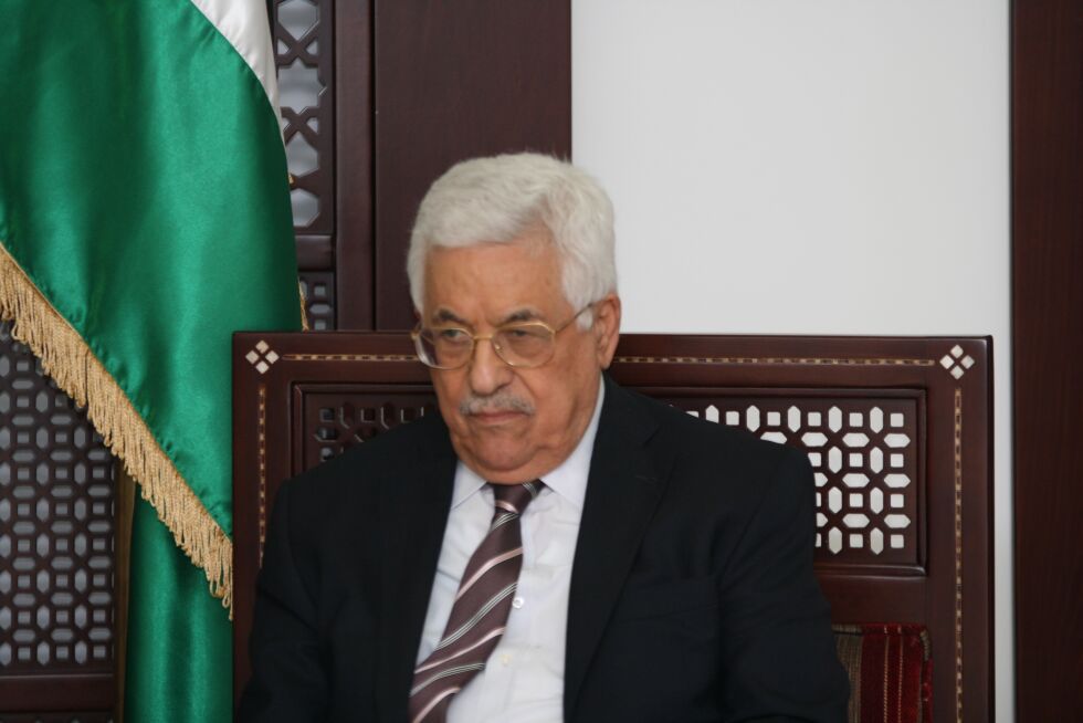 Lederen for de palestinske selvstyremyndighetene Mahmoud Abbas.
 Foto: Ehud Amiton/TPS