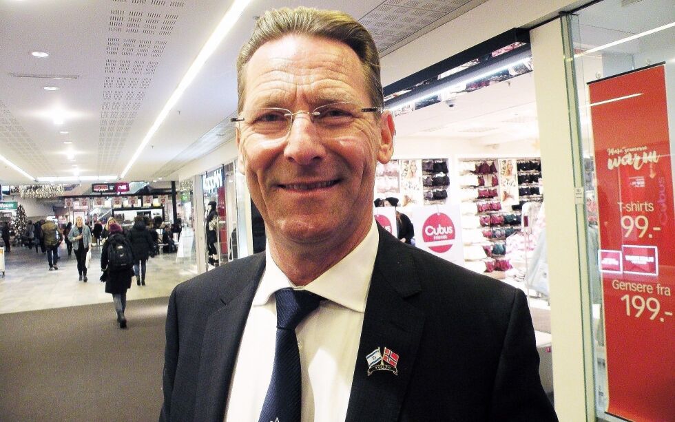 Willy David Ekre, leder av Norsk-Israelsk Handelskammer, gleder seg over tallene for norsk samhandel med Israel, som nådde nytt rekordnivå i år etter mange år med stigende kurve.
Foto: Arkiv