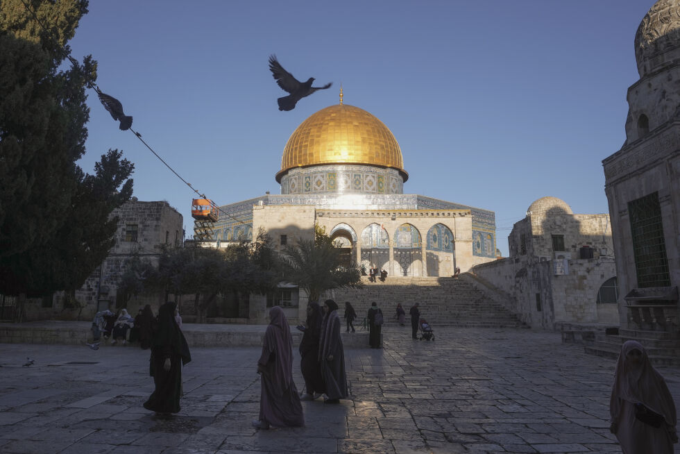 Stor spenning: – Men vi har sett før at Israel er fenomenale til å forsvare seg og Gud har vært med dem, ikke bare i gammeltestamentlig tid, men fram til i dag, skriver Trine Overå Hansen.
 Foto: AP Photo/Mahmoud Illean, File/NTB
