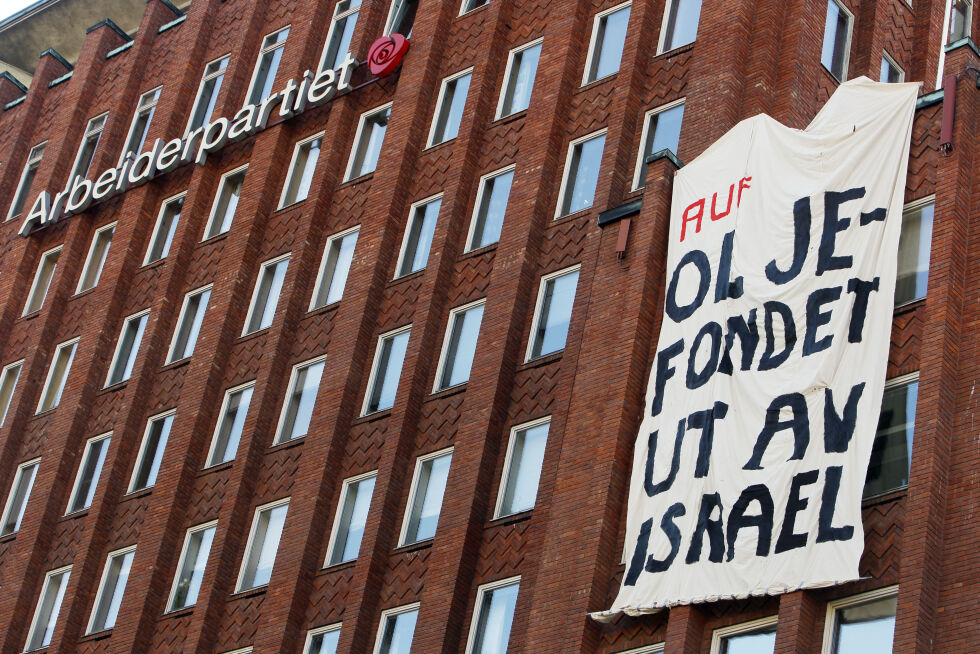 Arbeiderpartiet ungdomsparti vil boikotte Israel.
 Foto: Cornelius Poppe / NTB.