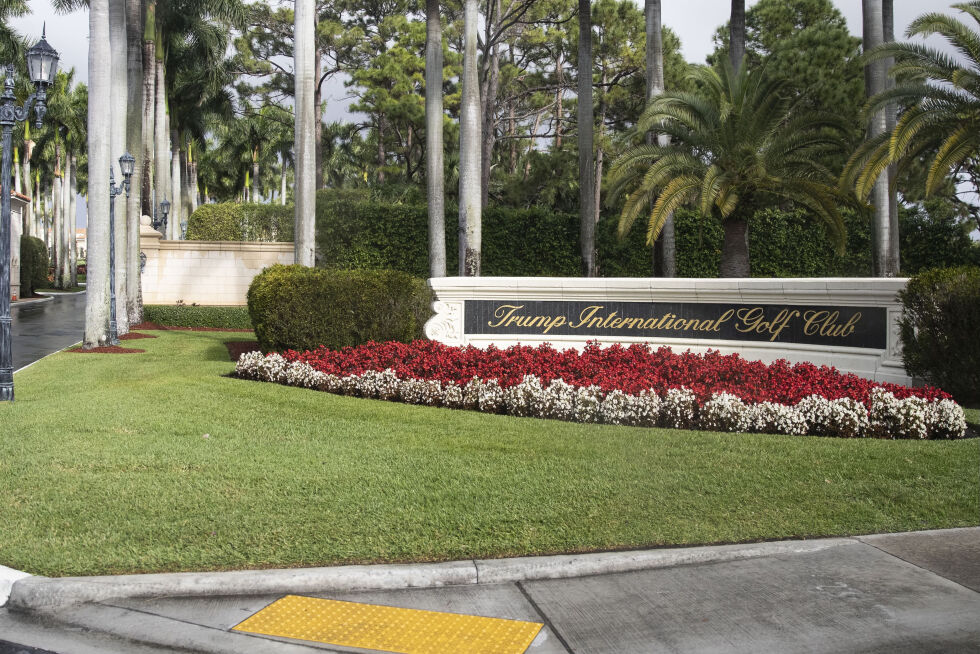 Utenfor Trump International Golf Club i West Palm Beach ble det avfyrt skudd søndag, ifølge amerikanske medier.
 Foto: Alex Brandon / AP / NTB