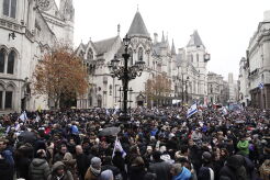 Flere tusen i demonstrasjon mot antisemittisme i London