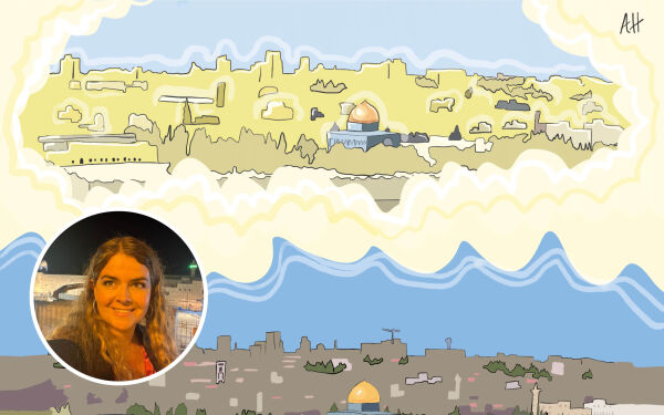 Det himmelske og jordiske  Jerusalem