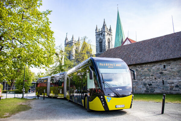 Bygger elektrisk vei i Trondheim