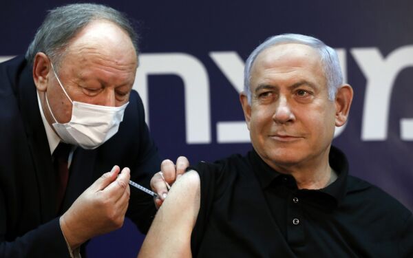 Netanyahu har blitt vaksinert
