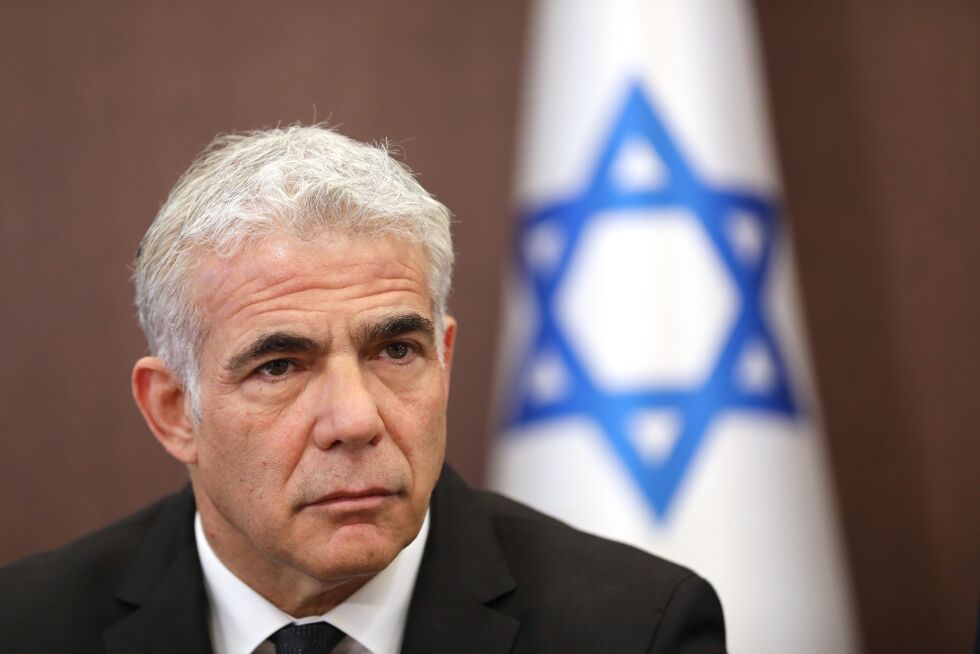 ISRAEL: Yair Lapid er utenriksminister i Israel.
 Foto: Abir Sultan / AP / NTB