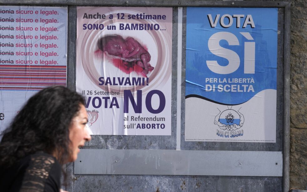 Flertallet av de som benyttet seg av stemmeretten søndag var kvinner, viser tall fra San Marinos valgdirektorat.
 Foto: Antonio Calanni / AP / NTB