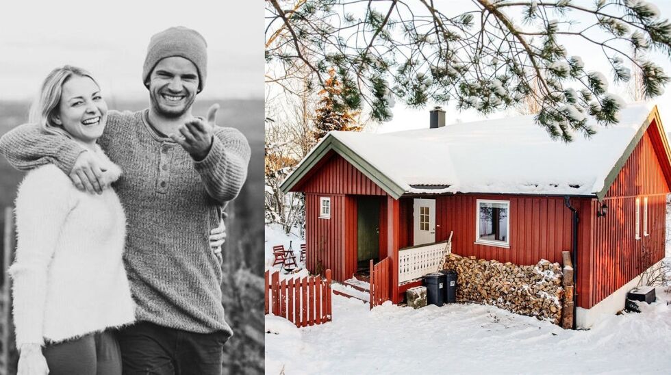 NESTEKJÆRLIGHET: Det kristne paret Eirik Lundblad (33) og Marianne Sleire (34) ønsker å vise nestekjærlighet i praksis og låner ut huset sitt gratis til noen som trenger det i julen.
 Foto: Privat