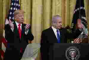 Trump og Netanyahu la frem fredsplan