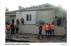 Ashkelon: Mann slapp unna rakett som ved mirakel