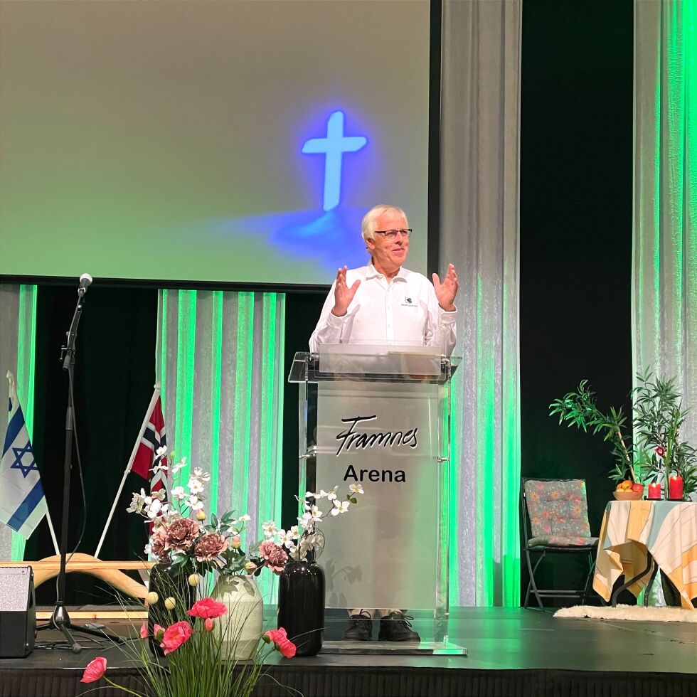 Johnn Hardang på Evangelistens bibelkonferanse 2024.
 Foto: Anita A. Sæle