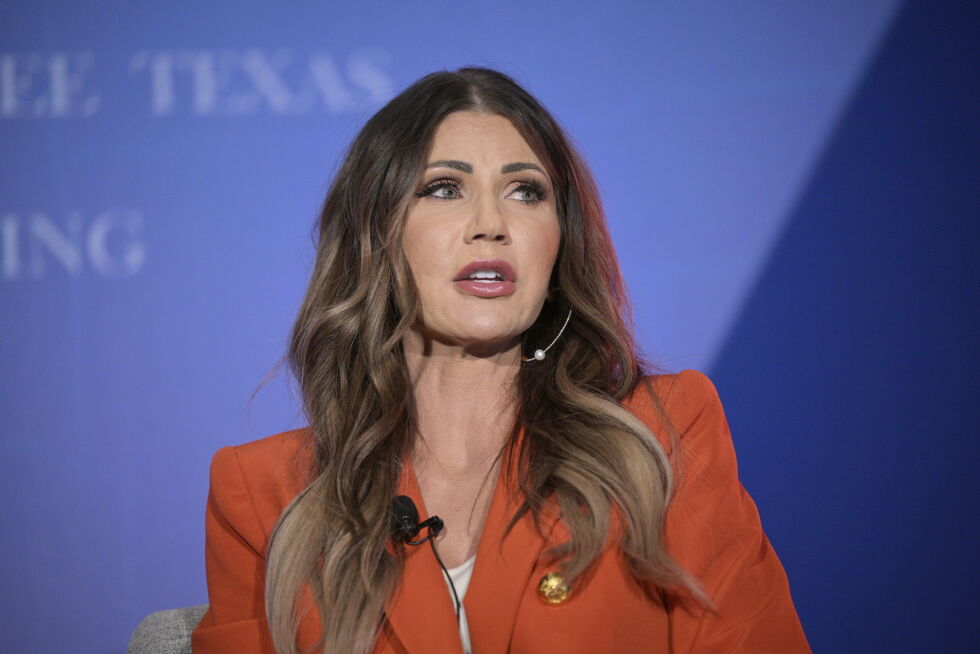 Kristi Noem leder Homeland Security.
 Foto: NTB/AP