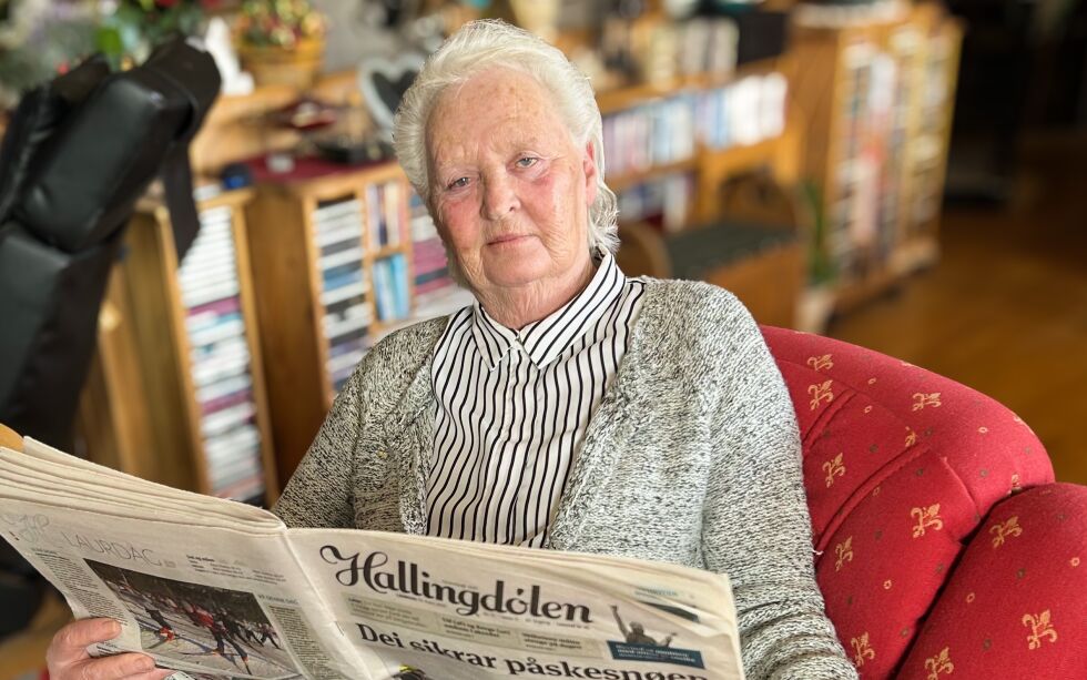 HELBREDET: Da Else Berit åpnet øynene etter forbønnen, kunne hun se tydelig. Siden den gang har jeg sett helt klart og leser uten briller, sier hun.
 Foto: Privat
