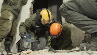 Israelske redningsarbeidere i aksjon