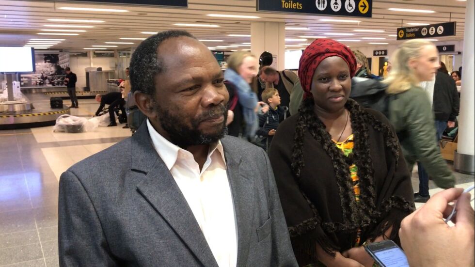 Milenge Mwenelwata besøker Norge, etter at han sikret løslatelsen av Joshua French. Han ber Norge etablere en ambassade i Kongo for å være tilstede i Sentral-Afrika.
 Foto: Joel Ystebø