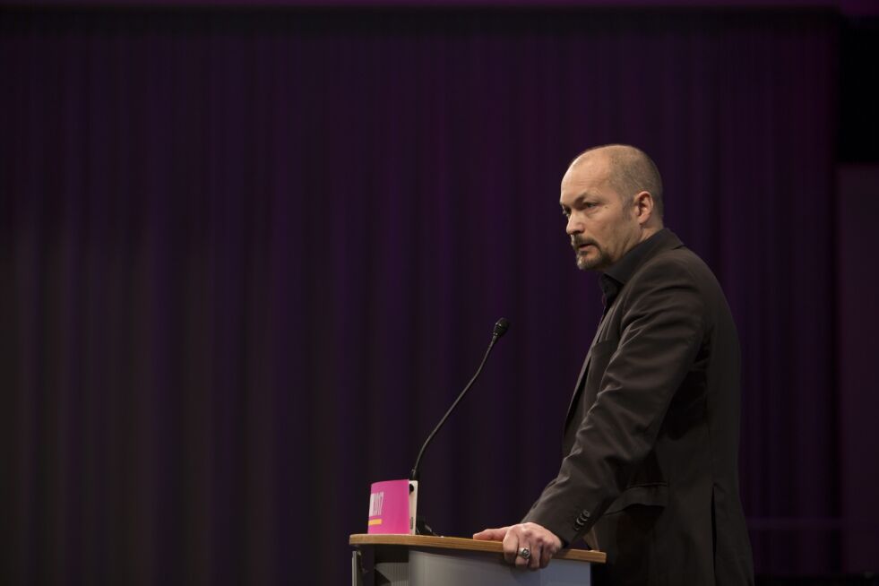 Erik Selle, partileder for Partiet De Kristne, talte på Oslo Symposium 2017.
 Foto: Marion Haslien
