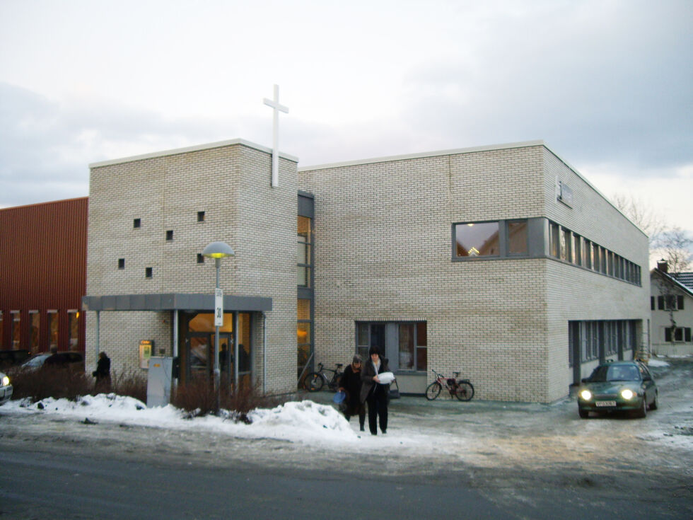 DAGENS BYGG: Her er Trondheim Frikirke etter tilbygget i 2008.
 Foto:  Bjørn Helland