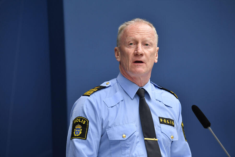 Det svenske politiets talsperson Per Engström sier de skal sørge for at markeringen med koranbrenning skal «forløpe seg så rolig som mulig».
 Foto: Henrik Montgomery/TT / NTB