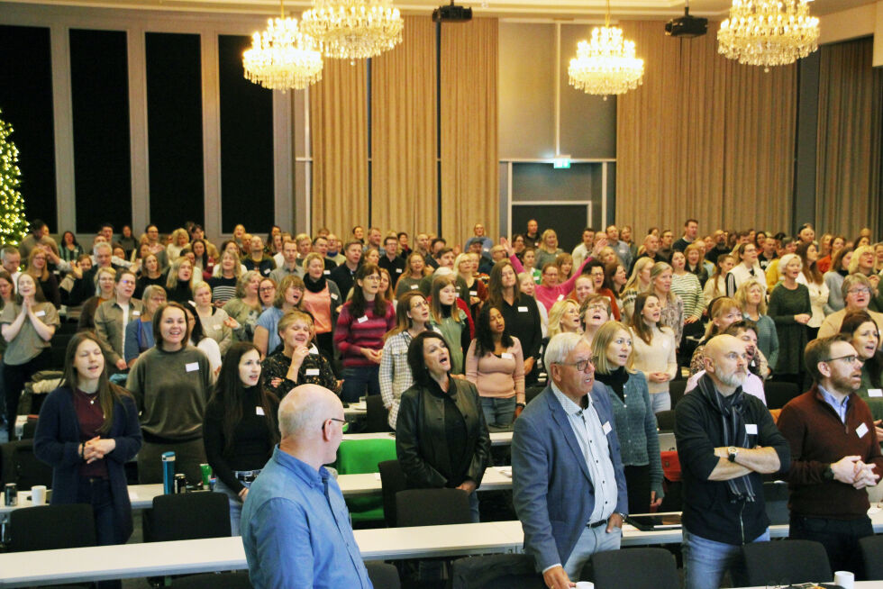 18.–19. november var rundt 300 representanter fra det kristne skolenettverket i Norge, samlet til skolestevne på Hotell Scandic i Stjørdal.
 Foto: Arne Fossen