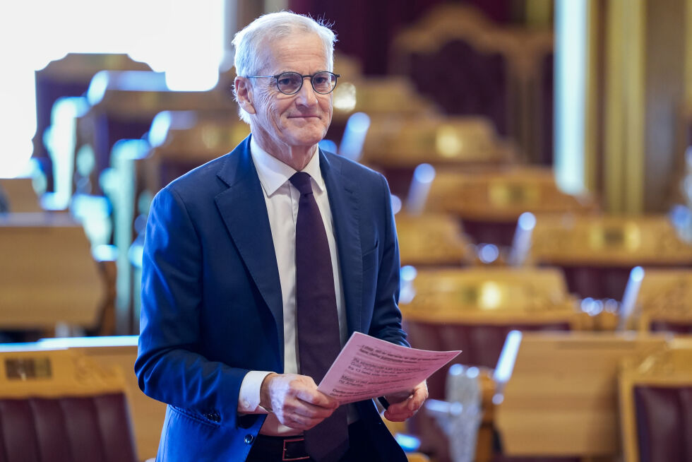 Støre sier han ser fram til et nært samarbeid med partileder Keir Starmer. Labour gjorde et brakvalg etter at britene gikk til valg 4. juli.
 Foto: Terje Pedersen / NTB