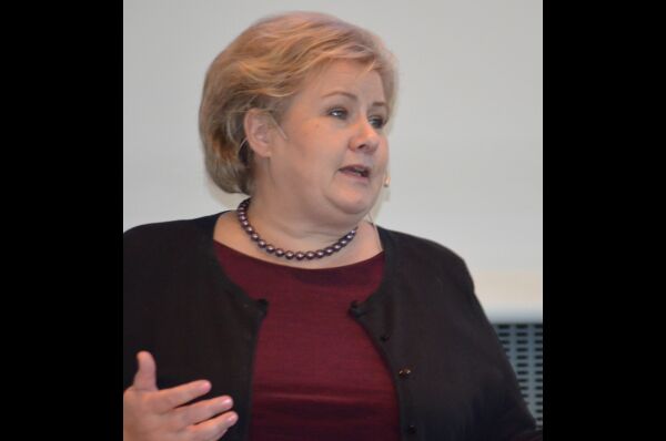 Erna Solberg fridde til KrFs kvinner