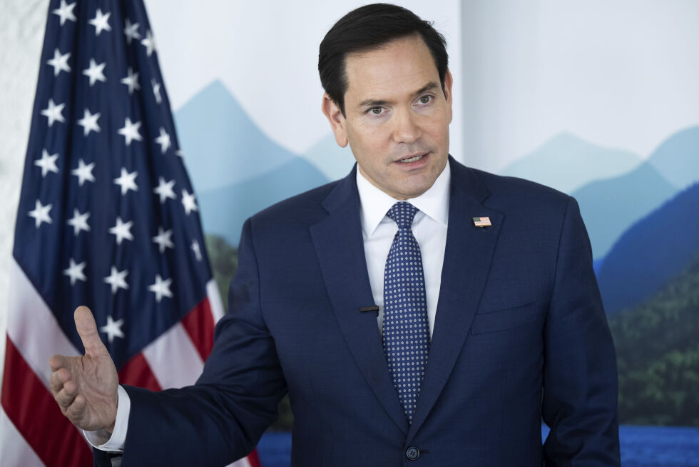 USAs utenriksminister Marco Rubio (bildet) har erklært Sør-Afrikas ambassadør i Washington, Emrahim Rasool, for uønsket i USA.
 Foto: AP / NTB