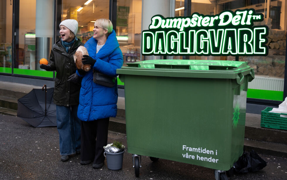 — Matsvinnet i Norge er urovekkende stort, sier Sollin Sæle til Norge IDAG. Hun er en av hjernene bak Dumpster Deli Dagligvare, en kampanje der Framtiden i våre hender ønsker å sette søkelys på å redusere matsvinnet.
 Foto: Framtiden i våre hender