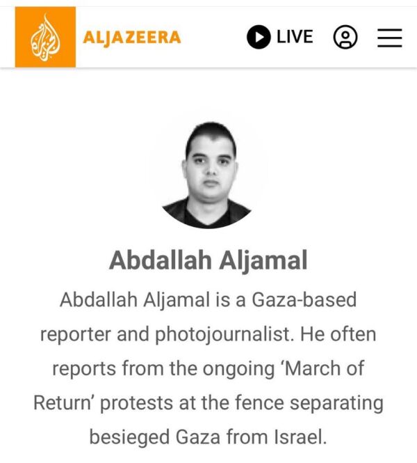 Al-Jazeera-fotograf holdt gisler