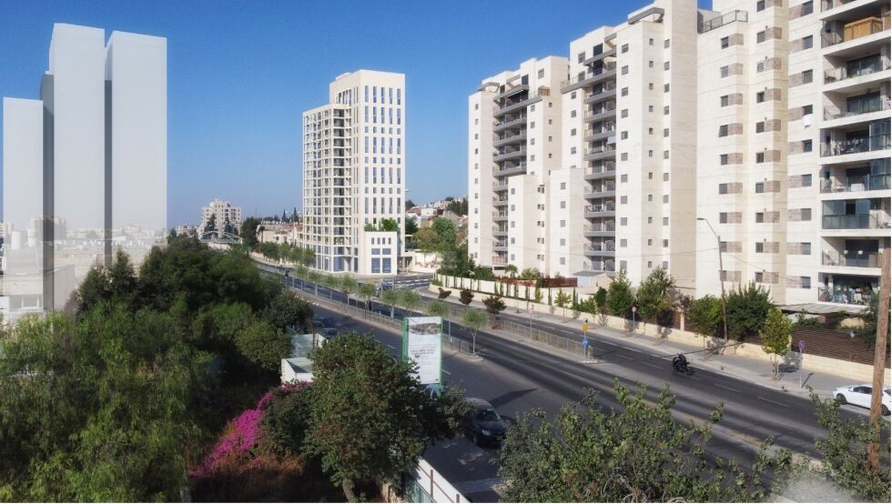 Slik ser arkitektfirmaet for seg det nye komplekset langs Hebron Road. Illustrasjonsbilde.
 Foto: Ari Cohen Architecture