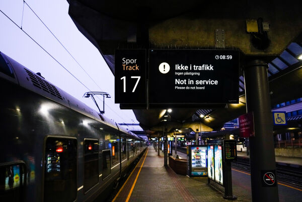Ingen anslag for når det kan være fikset